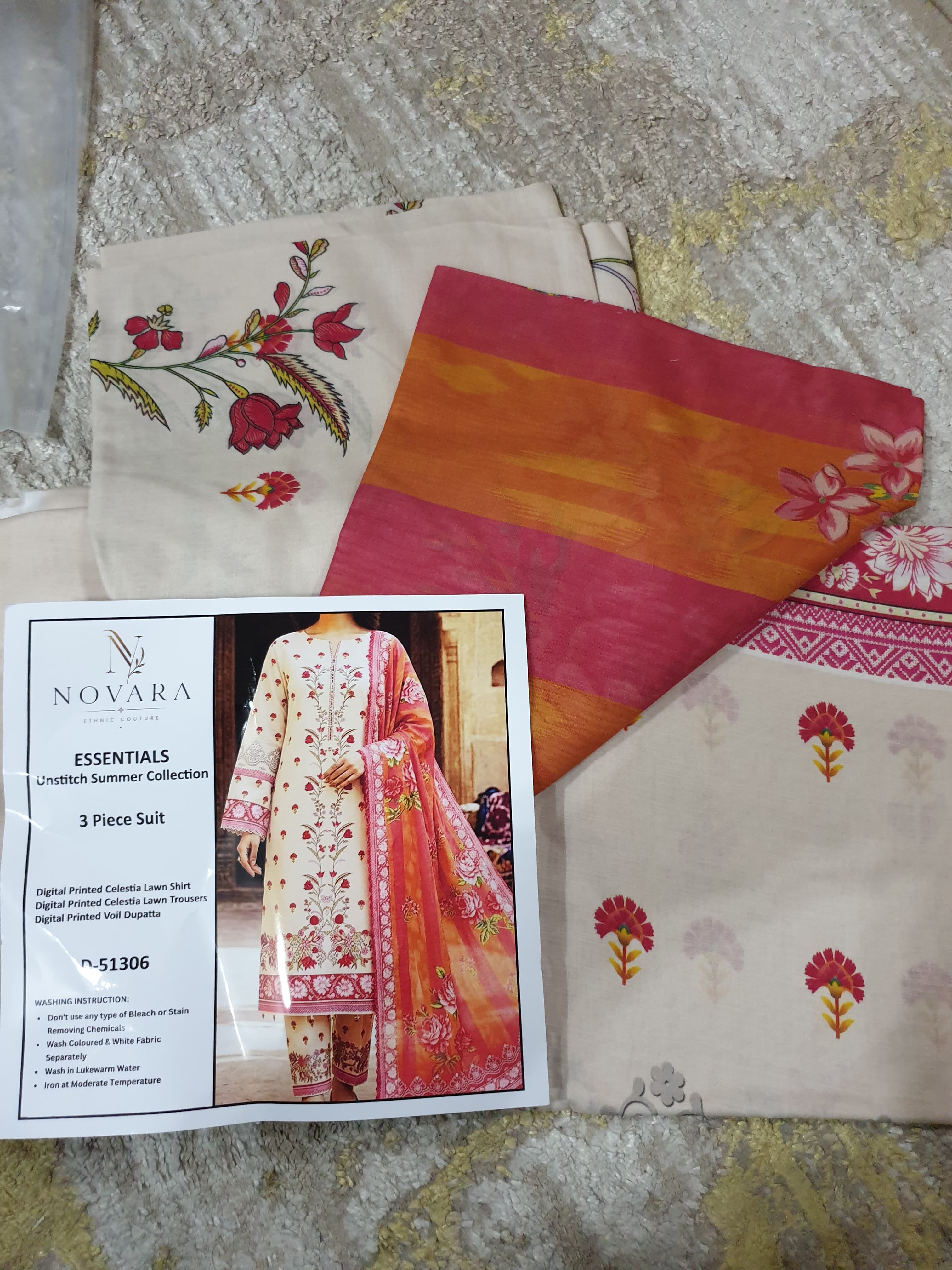 Novara 2pc Summer Collection – Design No. 51306